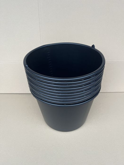 Doniczka plastikowa 16l pod choinkę wiaderko mocne 16 - 10 szt.