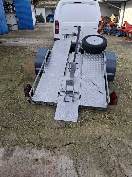 Atrelado/Reboque para Mota com rampas