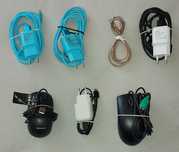 Ratos Microsoft para computador e carregadores iphone e Samsung...