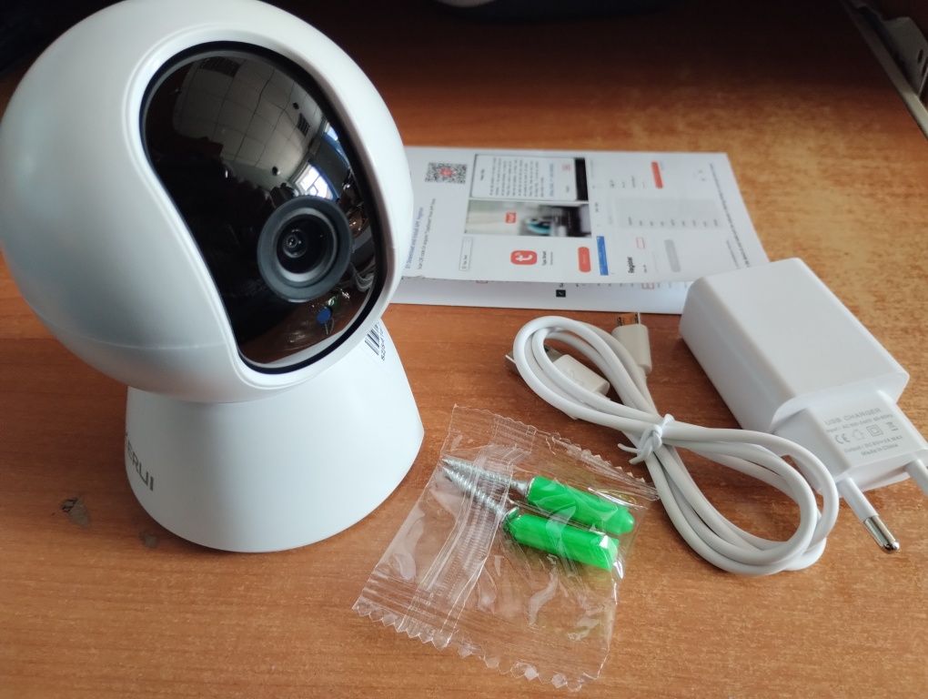 Видеонаблюдение KERUI 1080P Tuya Smart 2MP Wi-Fi IP-камера умный дом