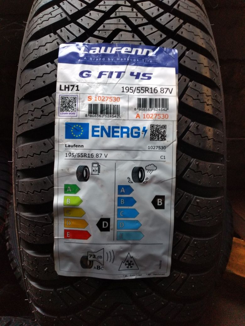 Nowe opony wielosezonowe Laufenn 195/55R16. MONTAŻ GRATIS !!!