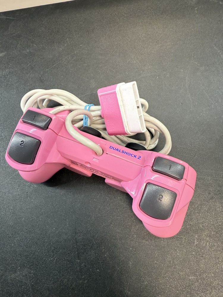 Oryginalny unikatowy pad Sony PS2 różowy, bdb stan