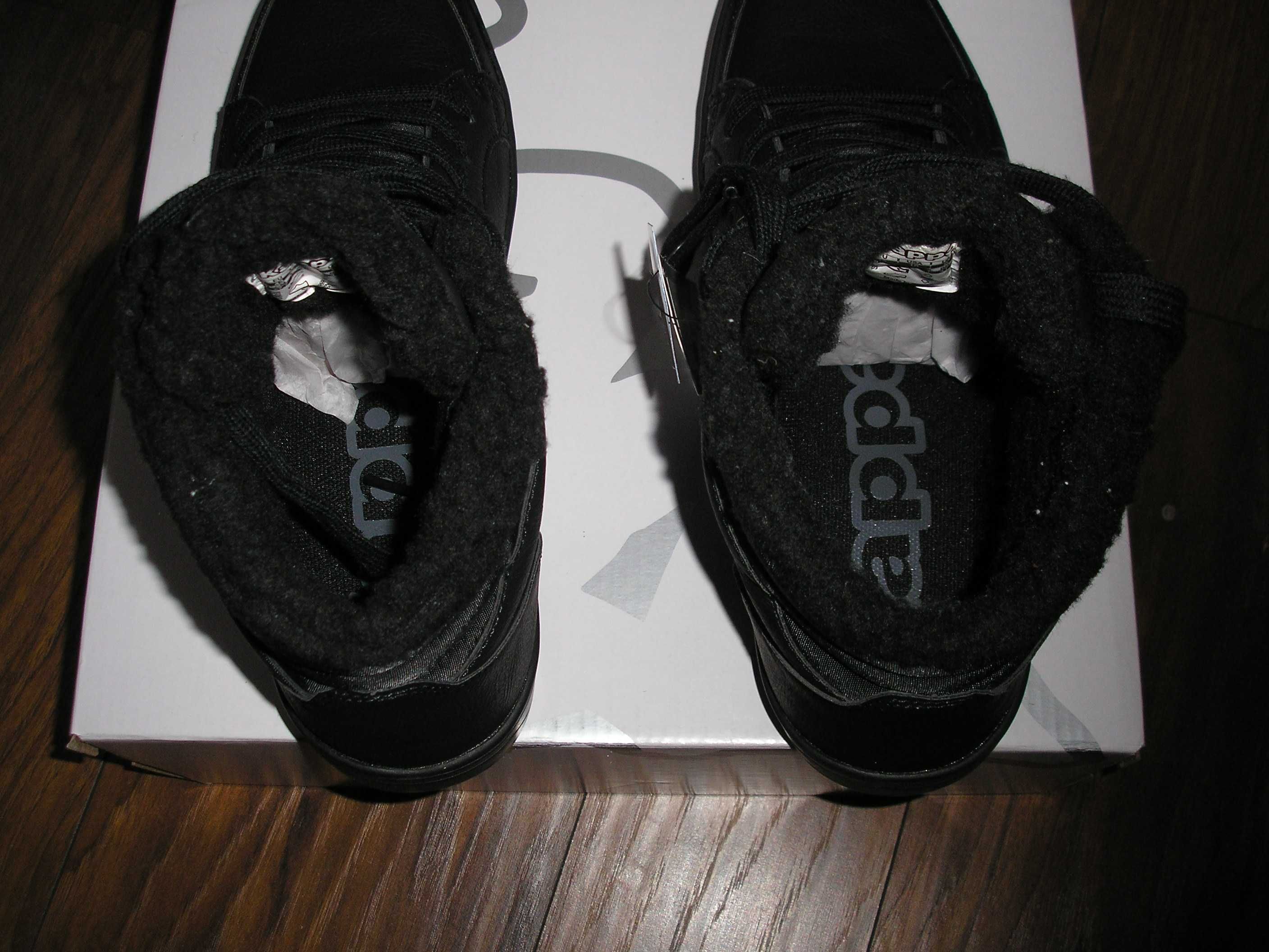 NOWE Buty Kappa zimowe model Nanook 43 czarne ocieplane