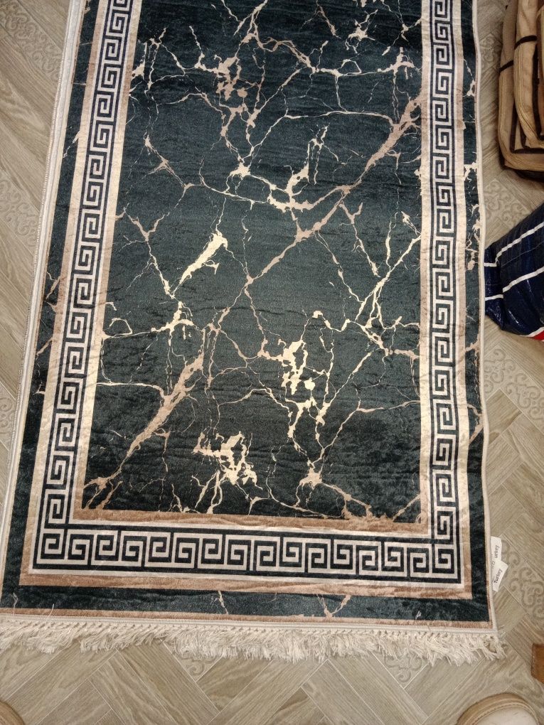 150x80 nowy dywan wzór grecki marmur
