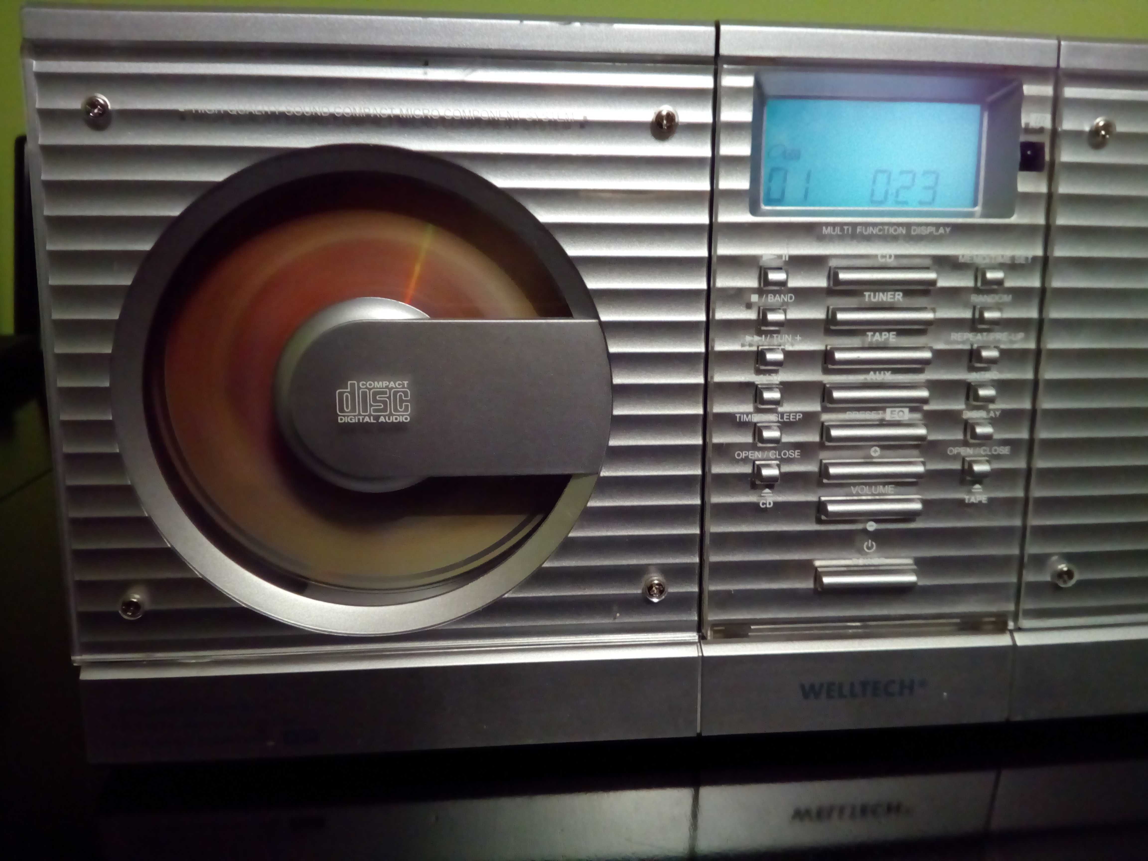 Wzmacniacz radio cd tape tuner magnetofon radiomagnetofon aux