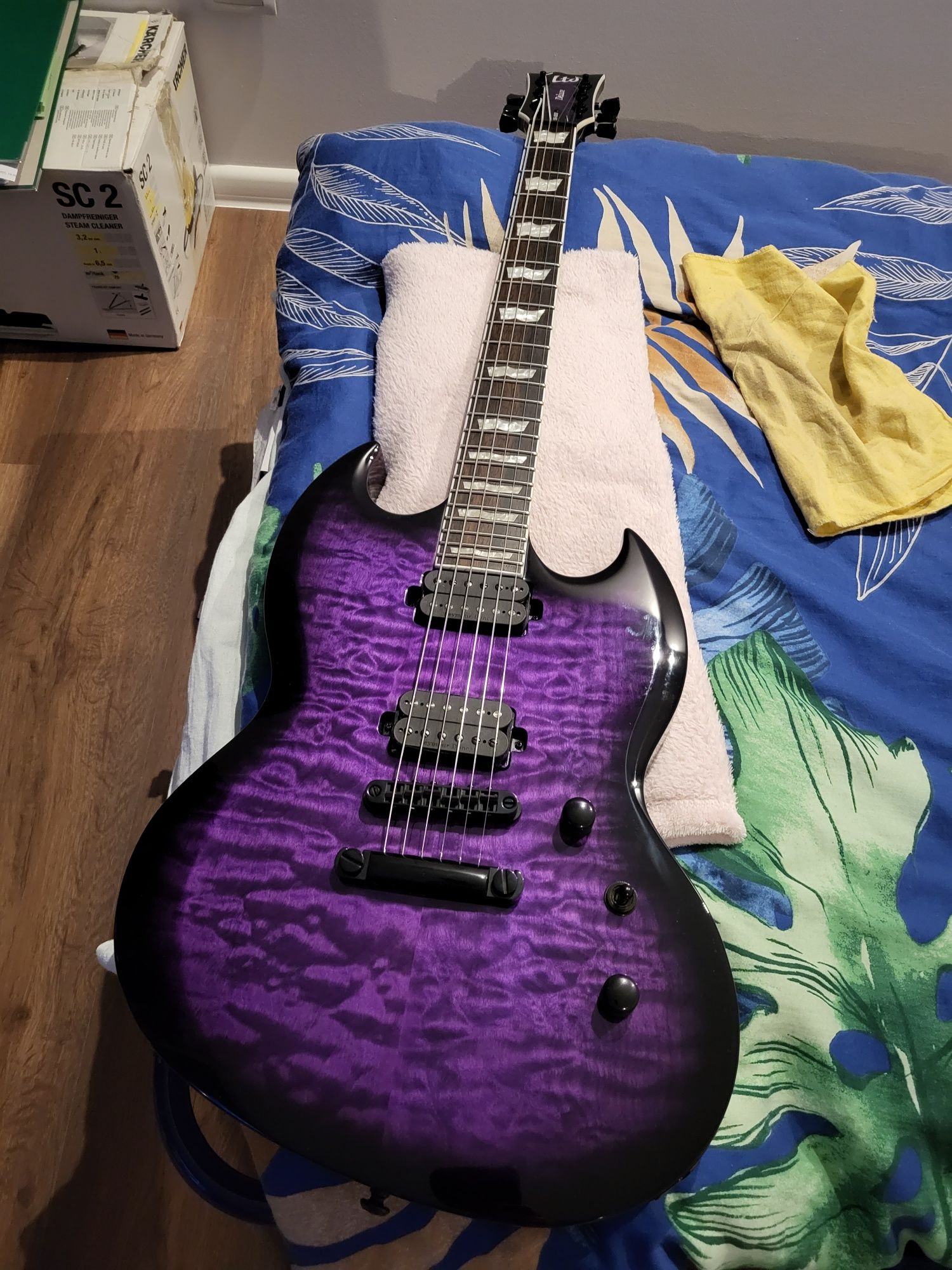 ESP LTD Viper 1000 See Thru Purple Sunburst