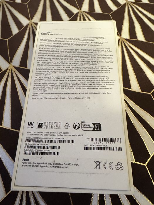 Iphone 15 pro 256gb