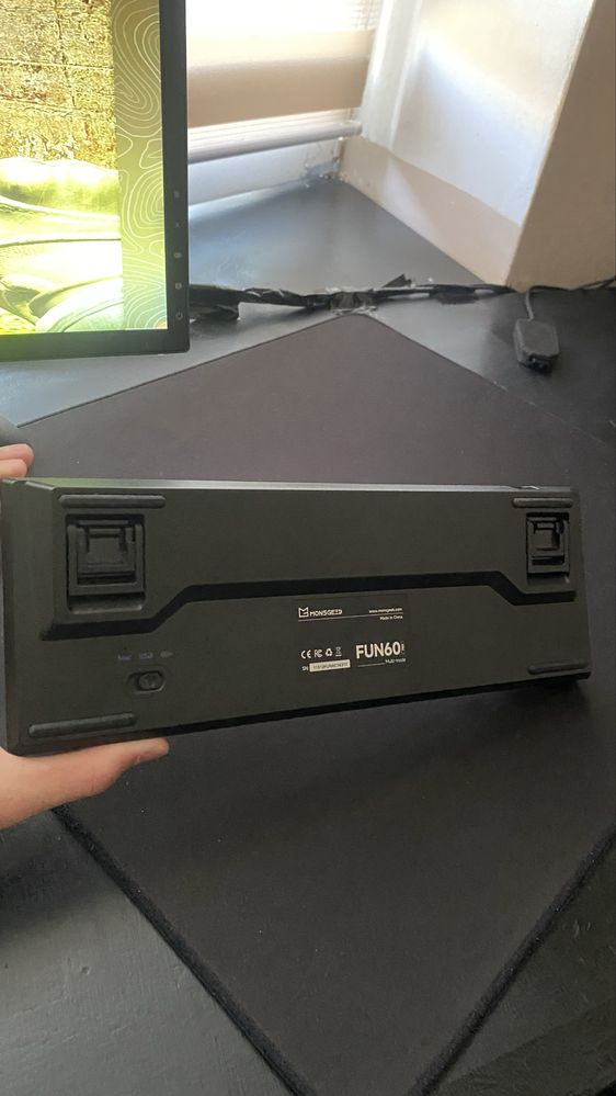 Клавіатура akko fun 60 pro tri - mode,кастомня клавиатура