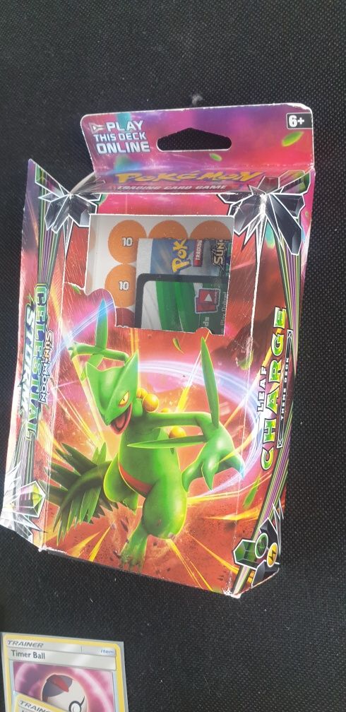 Deck Celestial Storm Leaf Charge Pokémon karty