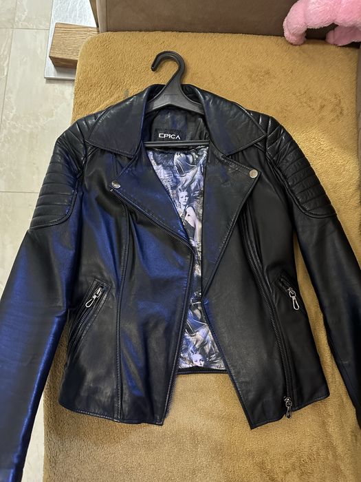 Шкіряна куртка xs