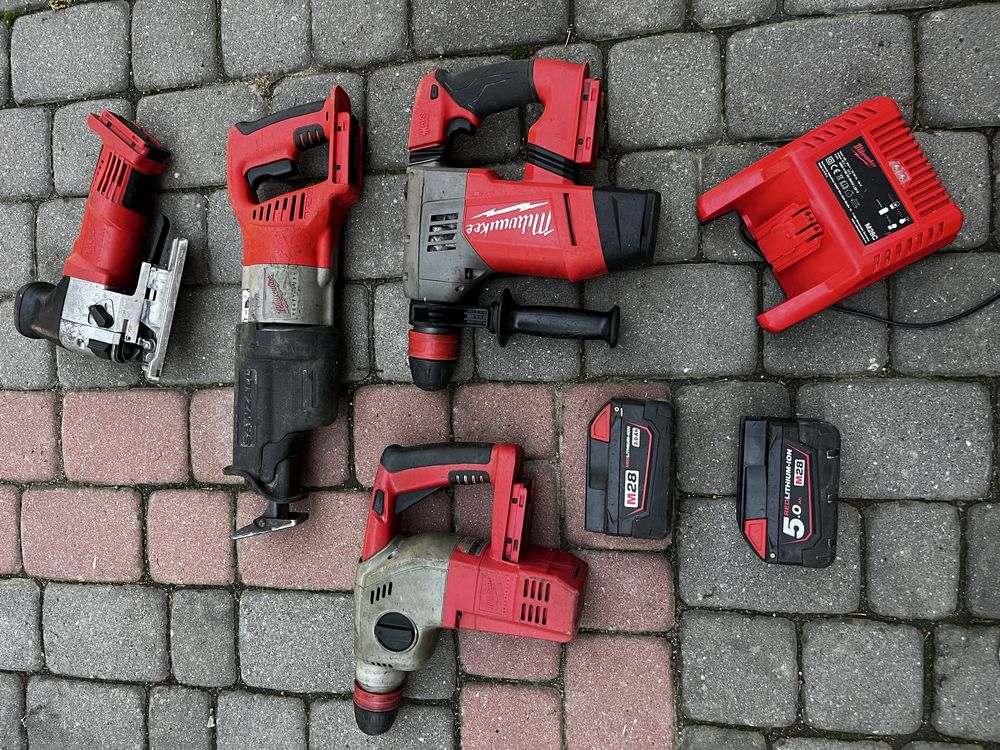 Sprzedam narzedzia Milwaukee i Hilti mlotowiertarka Szlifierki Pila