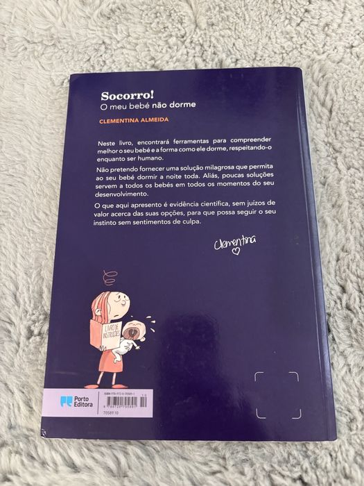 Livro: socorro o meu bébé não dorme