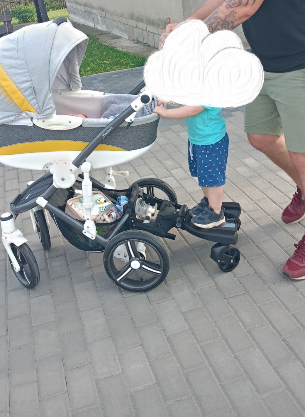 Wózek 2w1 bebetto murano