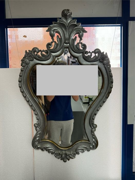 Conjunto espelho + móvel c/ tampo