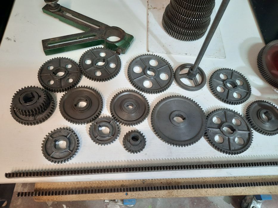 Carretes para torno mecânico módulo 1,5 e 1.25