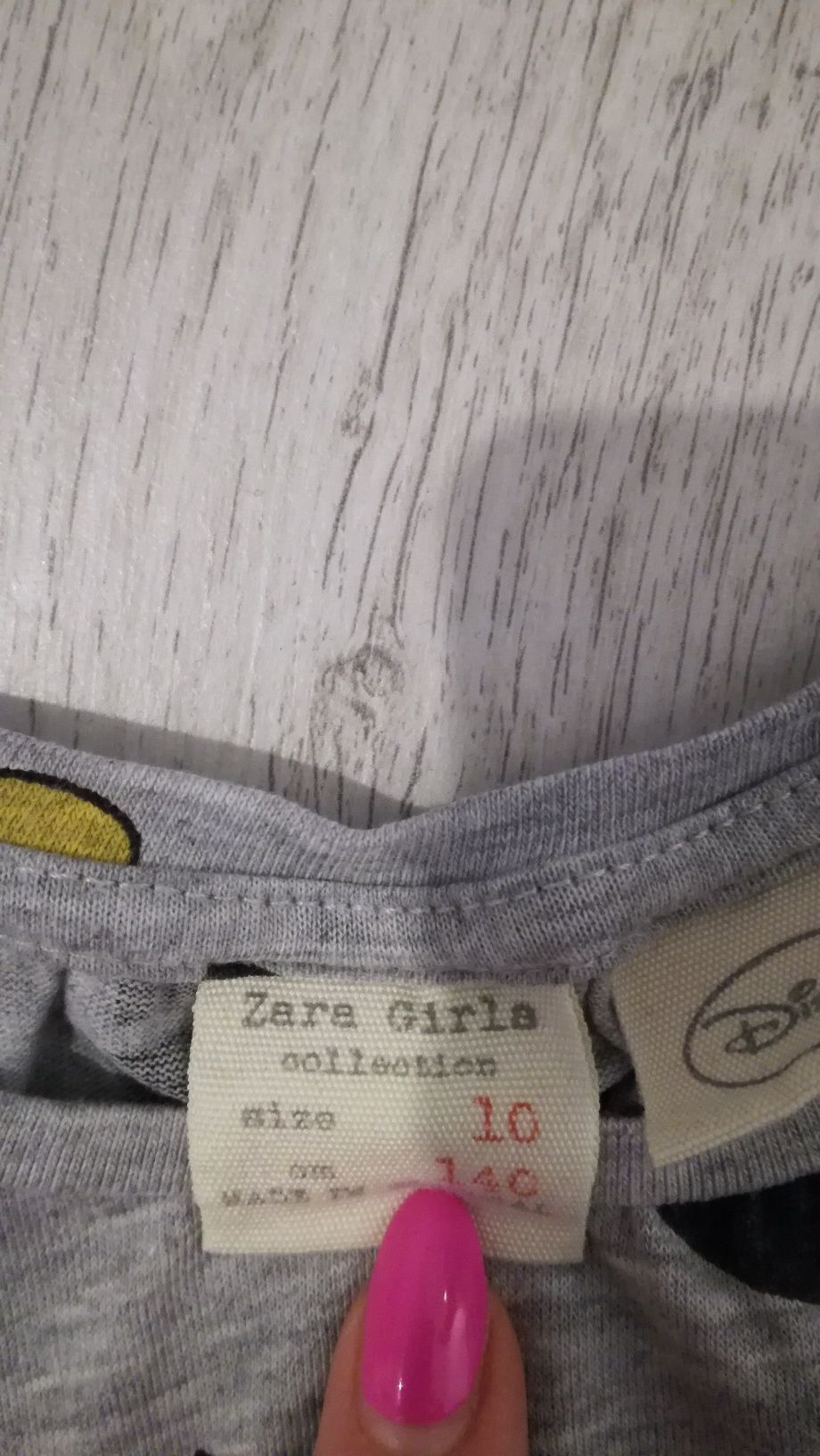 Bluzka Zara rozm.140 Mickey Mouse