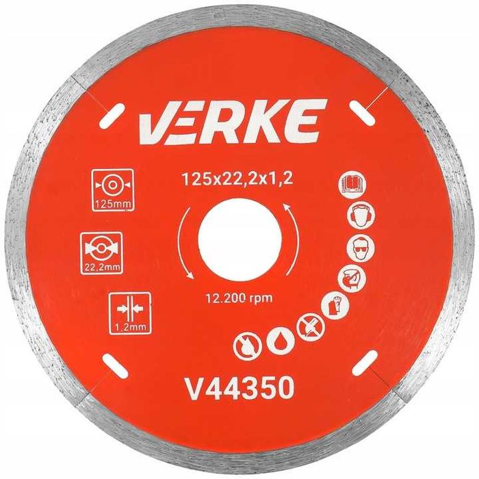 Tarcza Do Cięcia PŁYTEK GRESU GLAZURY 125MM Szlifierka