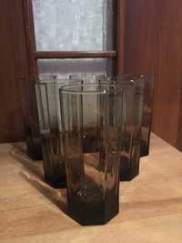 6 wysokich szklanek Vintage