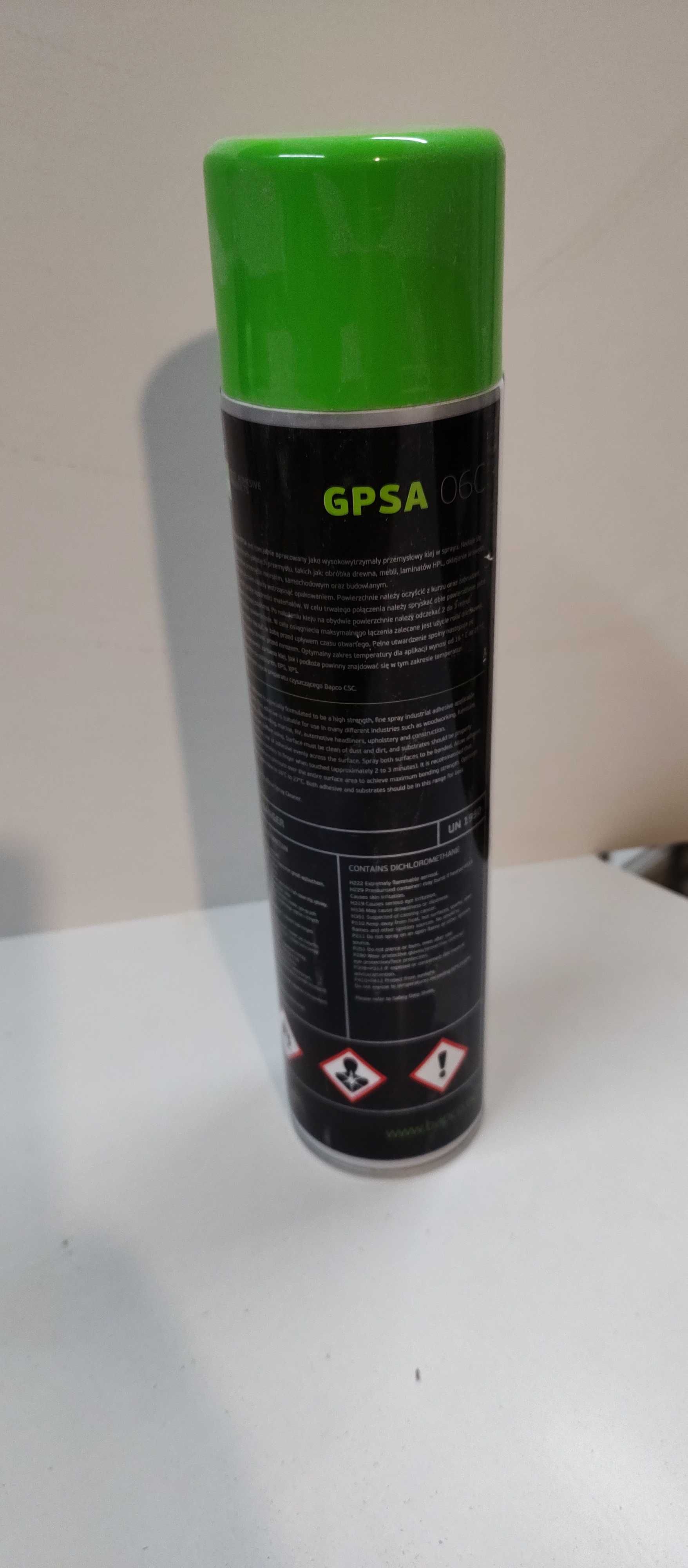 GPSA Bapco Klej kontaktowy bezbarwny aerozol 600 ml