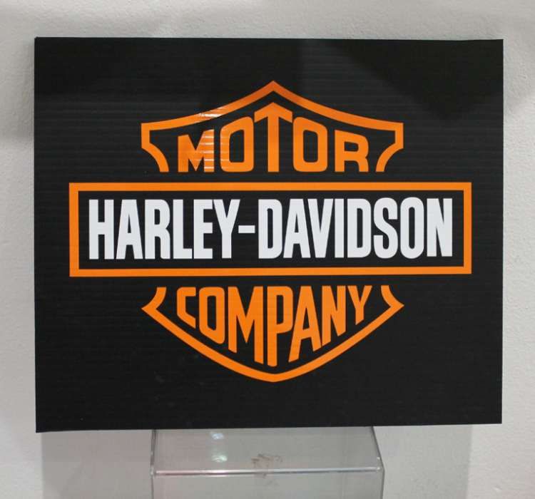 placa Harley Davidson