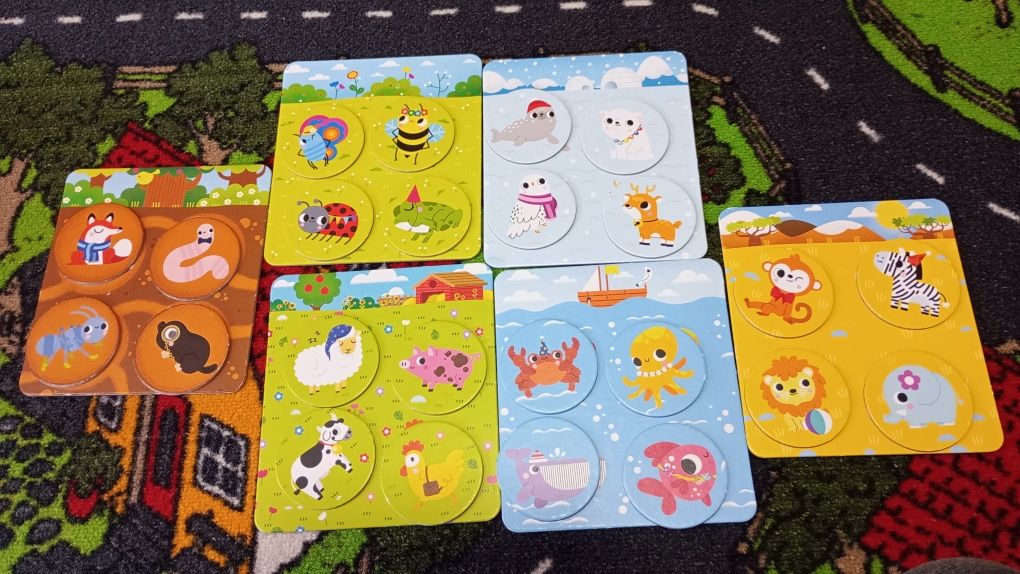 Puzzle czuczulotto zwierzęta 2+