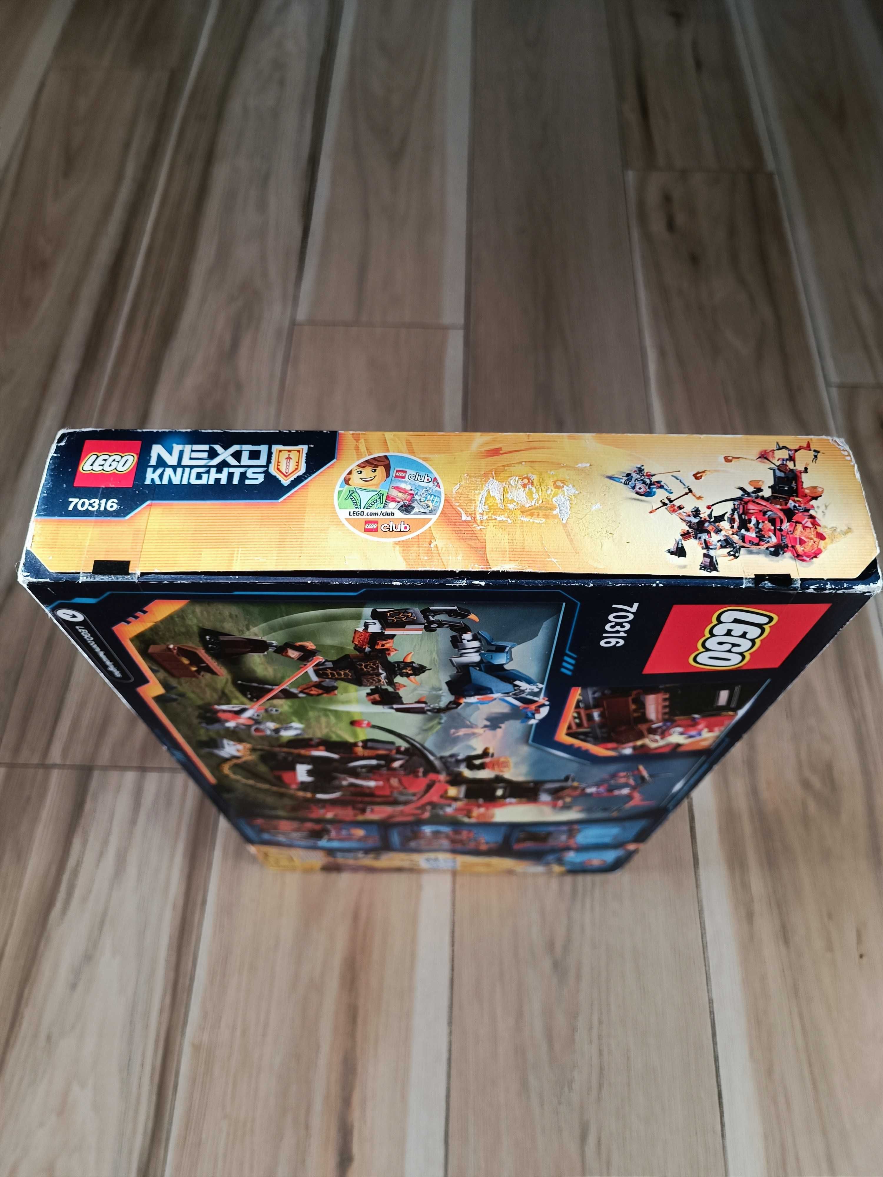 LEGO Nexo Knights 70316 - Pojazd Zła Jestro - NOWY - Wysyłka OLX