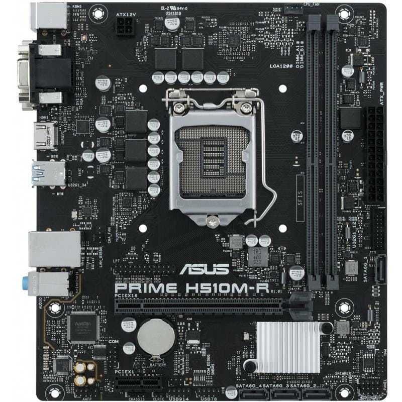 Intel Core i3 10100F 3.6GHz +Asus Prime H510M-R-SI s1200