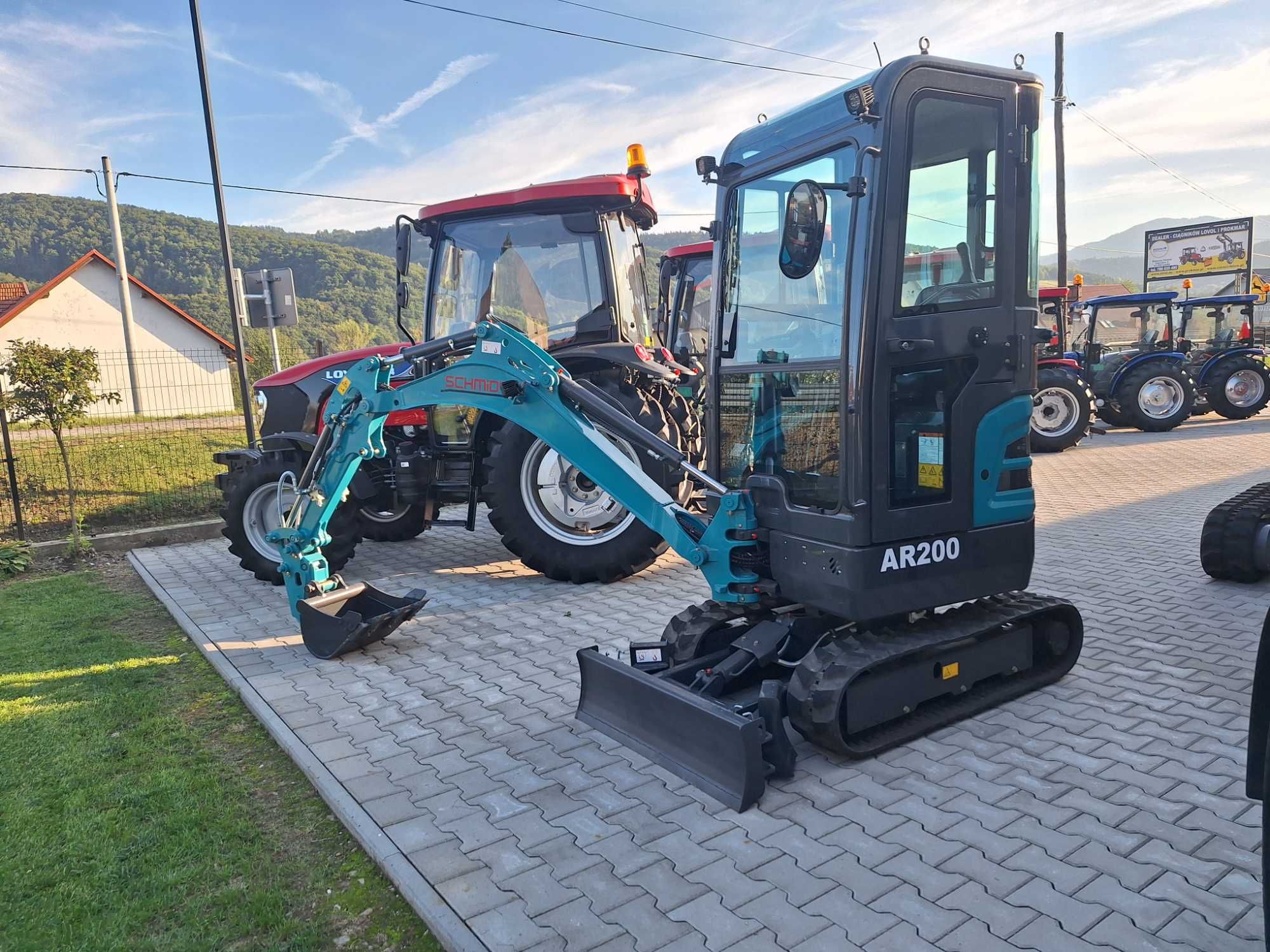 Minikoparka SCHMIDT AR200 silnik KUBOTA nowa 2025 koparka 2 tony