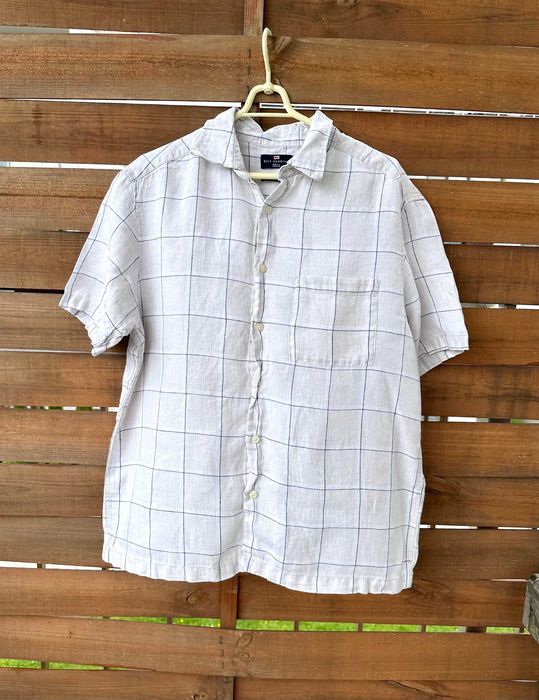 Koszula lniana męska wakacyjna old money r. L