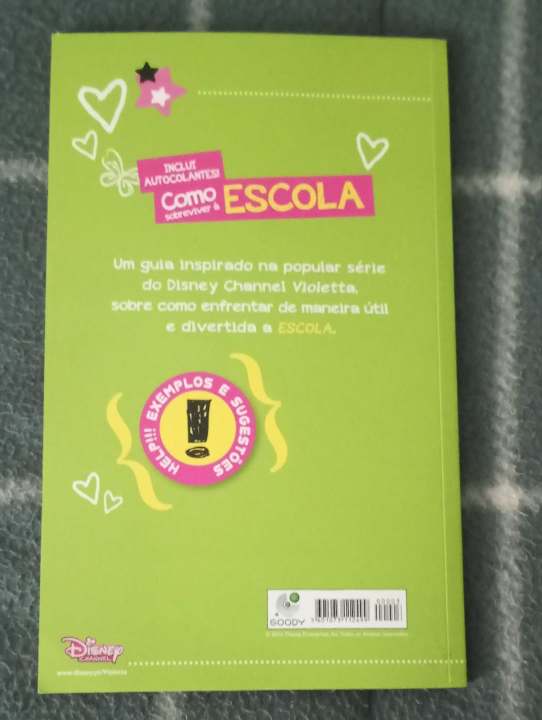 Livro da Violetta "Como sobreviver à escola"