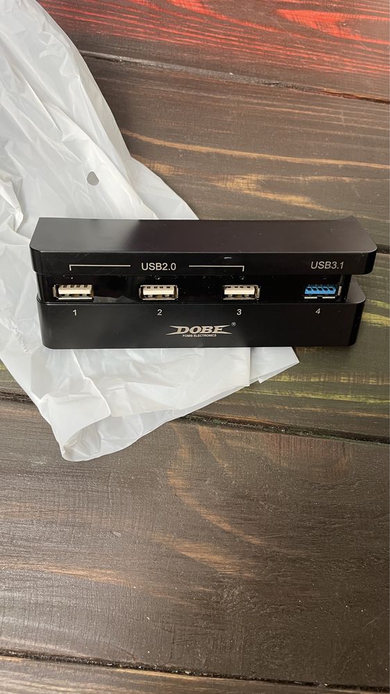 Підставка ps4 usb hub додаткове охолодження