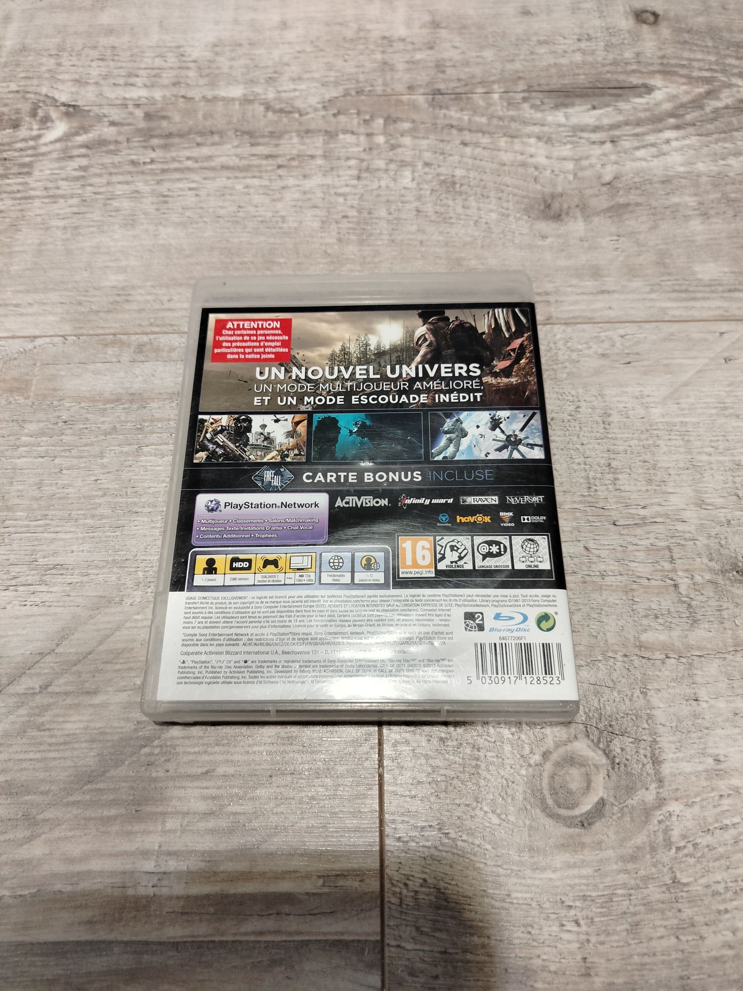 Gra call of duty ghosts ps3