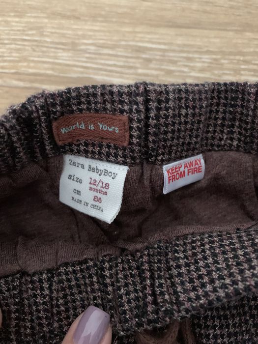 Calças bebé menino 12/18 ZARA