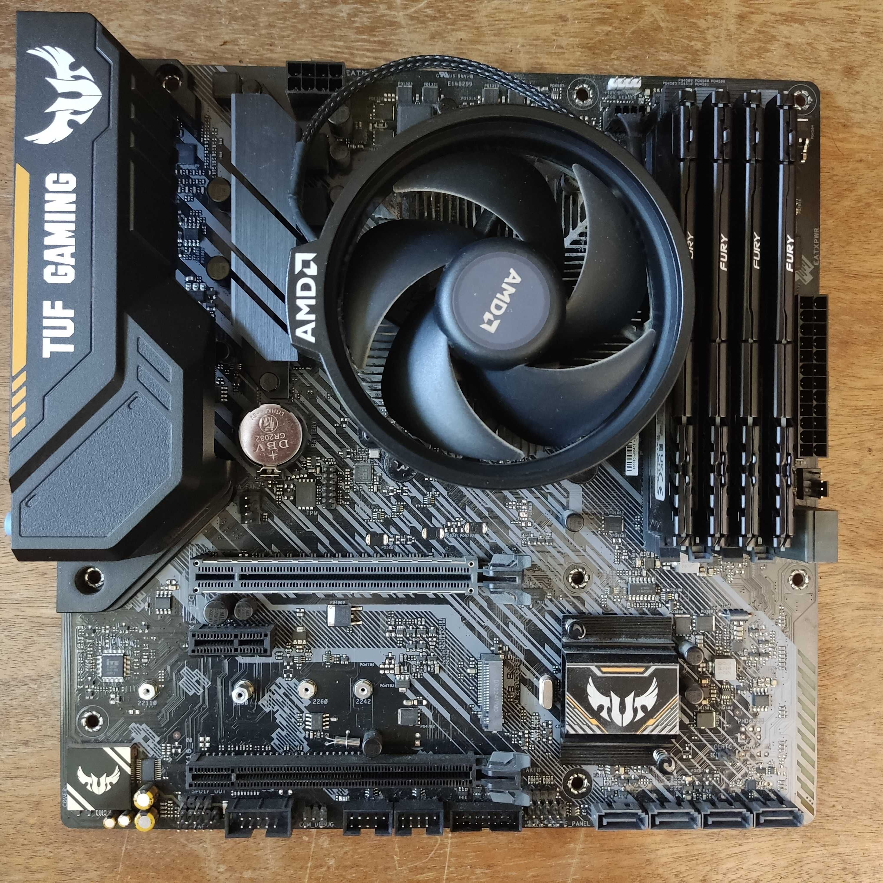 Cетап Ryzen5600G/Asus TUF Gaming B450M-Plus II/Kingston DDR4-3200 32GB