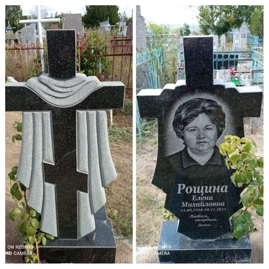 Пам'ятники із граніту, мармурова крихта, вази, лампади, фотокераміка.