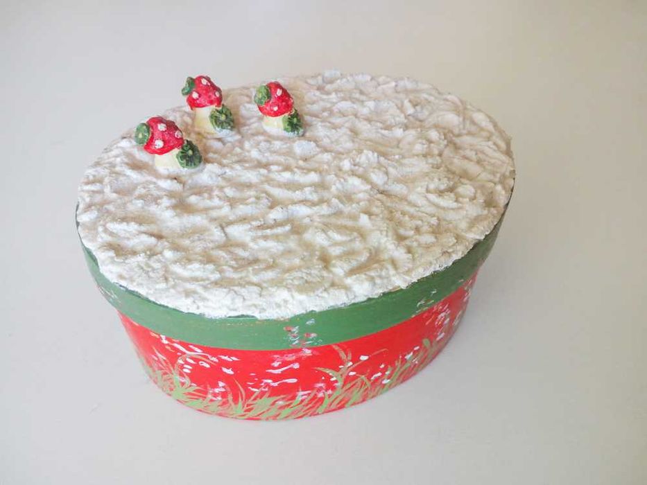 Caixa Decorativa artesanato feita à mão