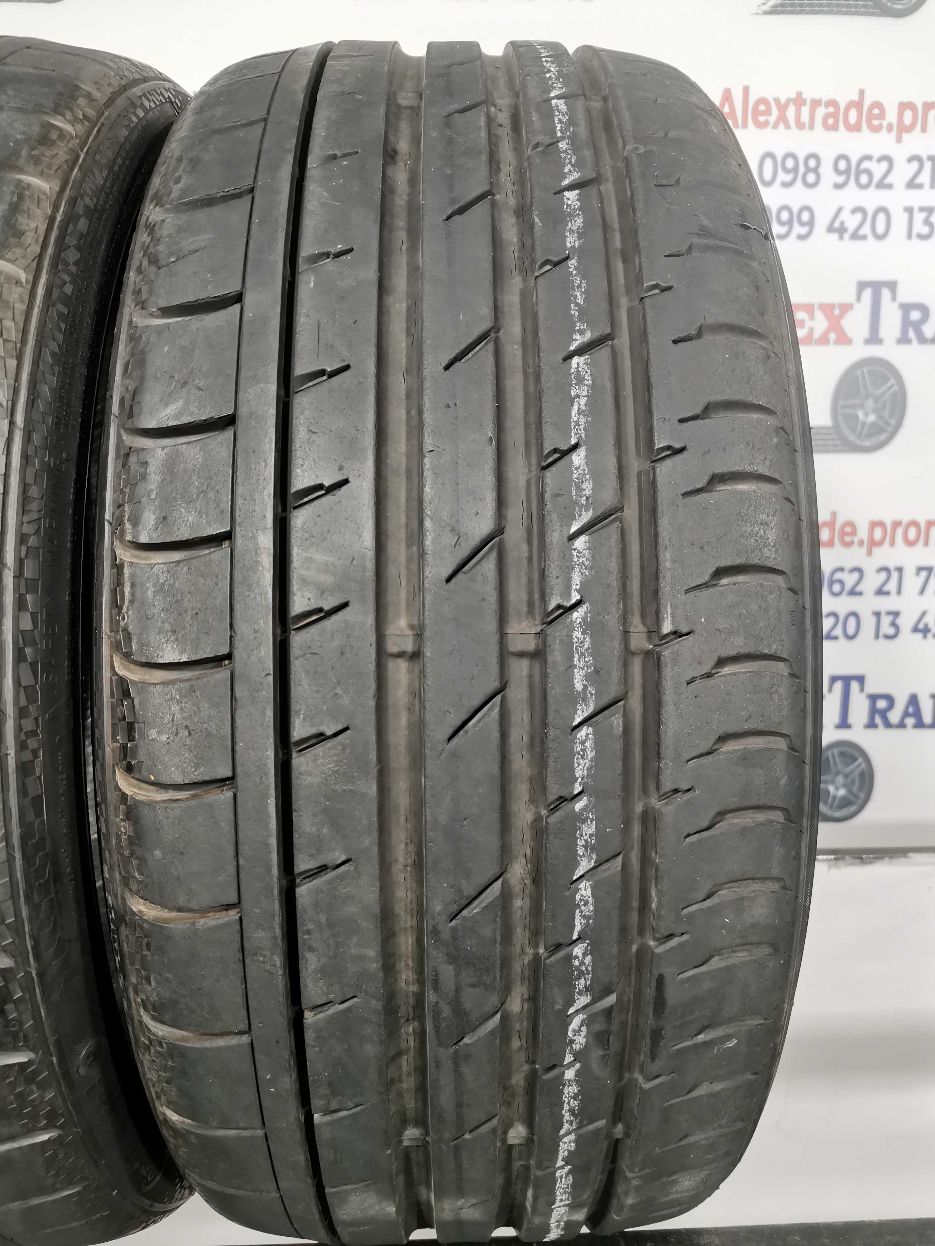 2 шт. 235/30 R20 Continental ContiSportContact 3 літні шини б/у, 6 мм