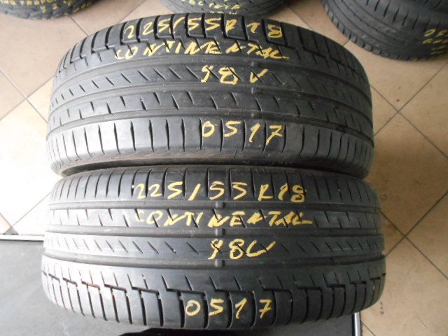 Opony 225/55r18 continental premium contact 6 6mm lato para