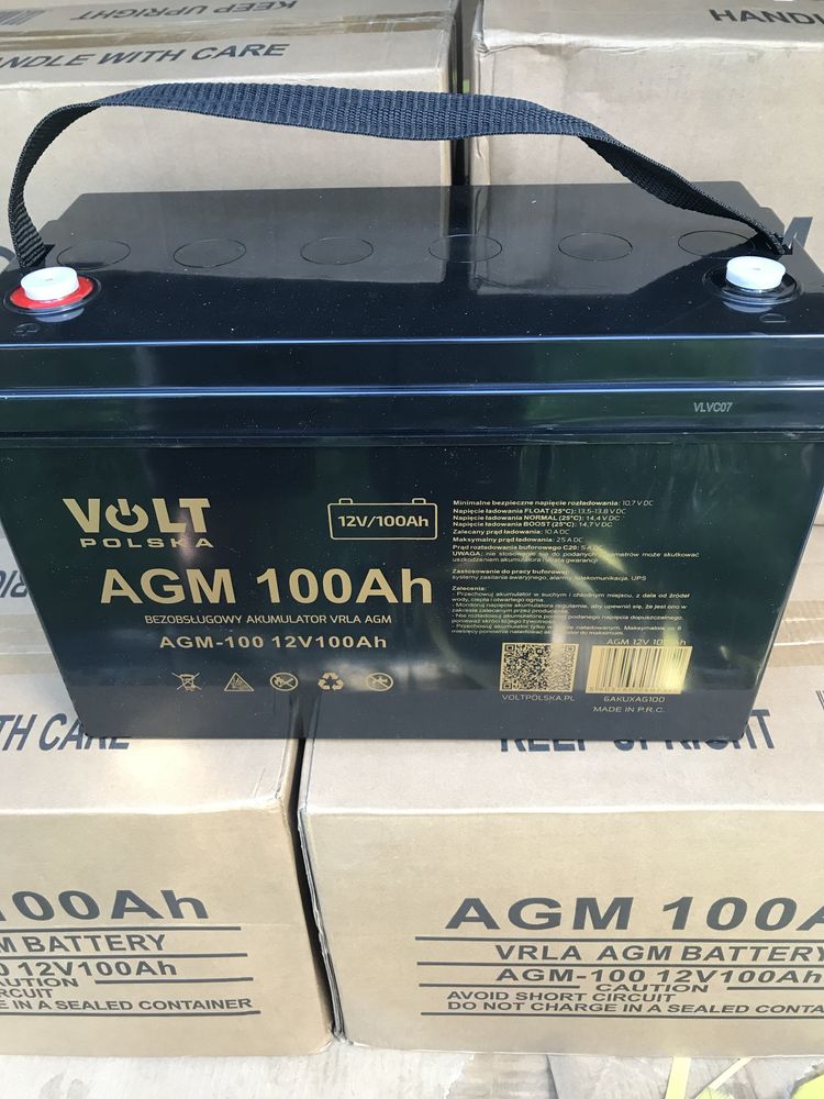 Акумулятор для ЖБД VOLT Polska AGM 12V 100Amh
