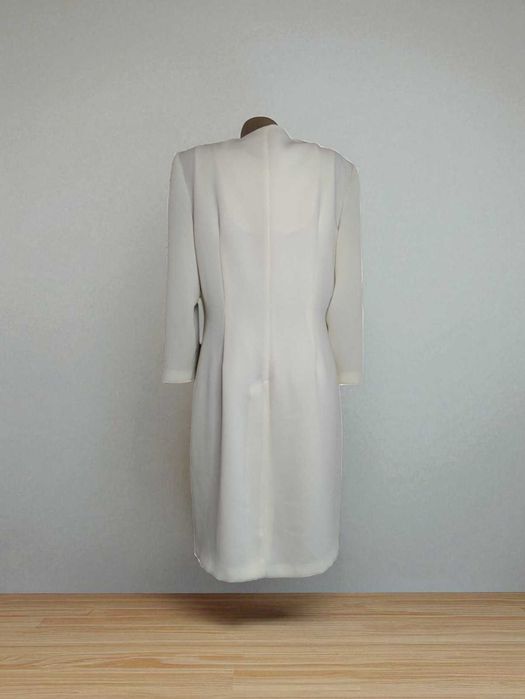 Елегантне кремове пальто-піджак Mark Angelo (розмір 48)