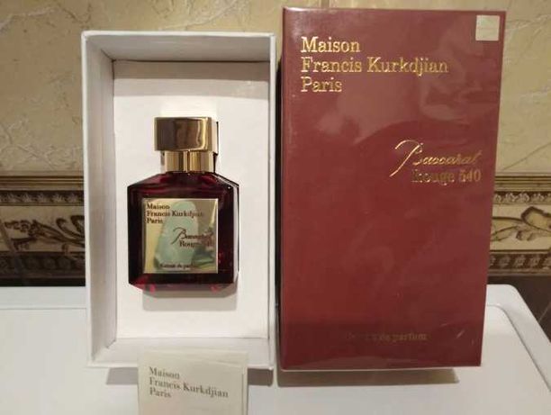 Роскошный нишевый аромат Maison Francis Kurkdjian Baccarat Rouge 540.