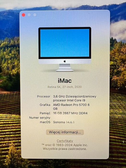 iMac Retina 5K, 27-inch, 2020