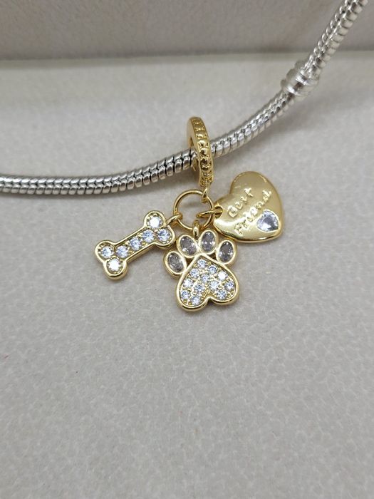 Nowy charm's zawieszka do bransoletek Pandora i innych