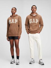 GAP oryginalna bluza beż turkish coffee szary unisex z USA