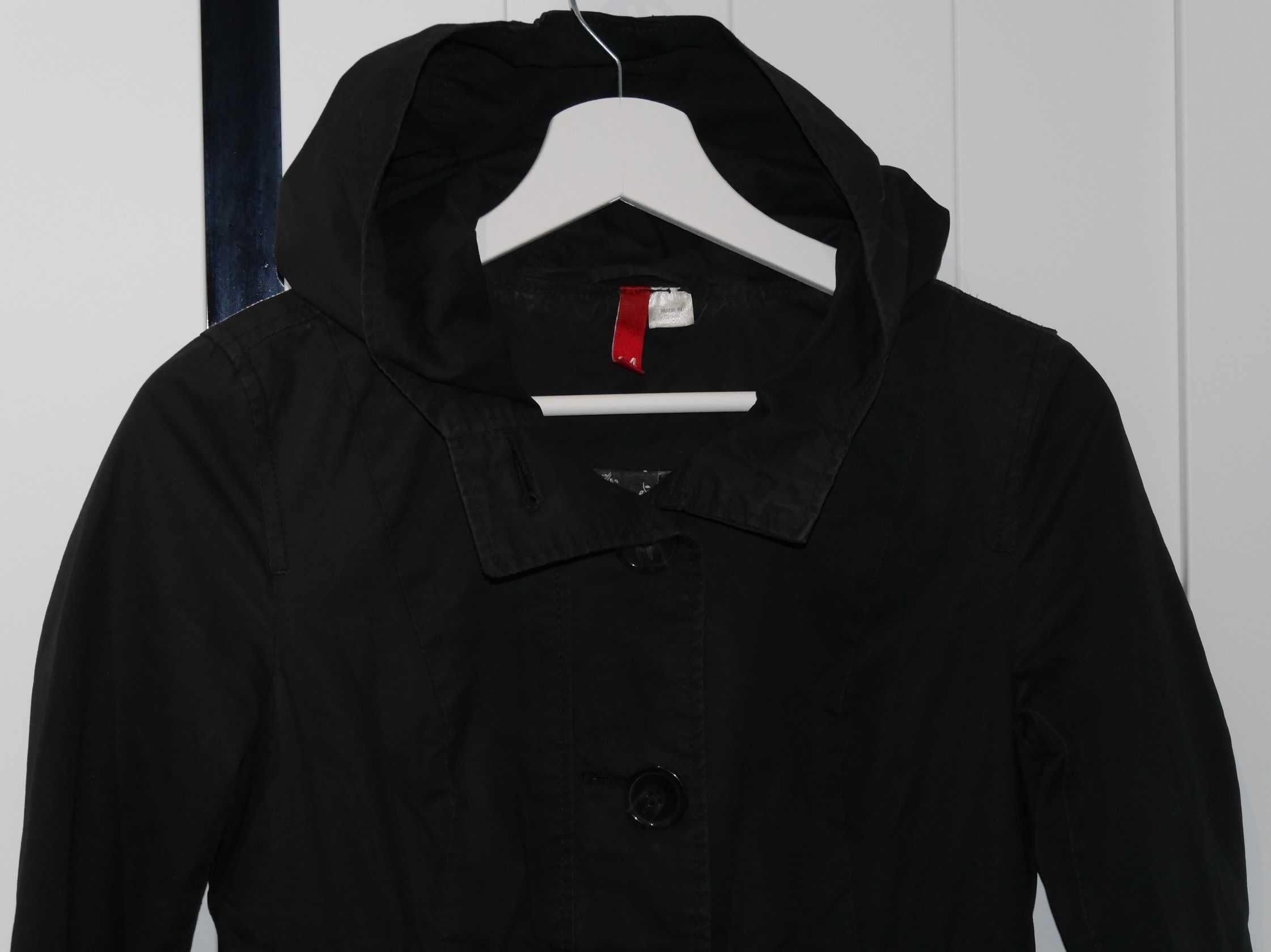 H&M świetny płaszcz prochowiec 34 XS