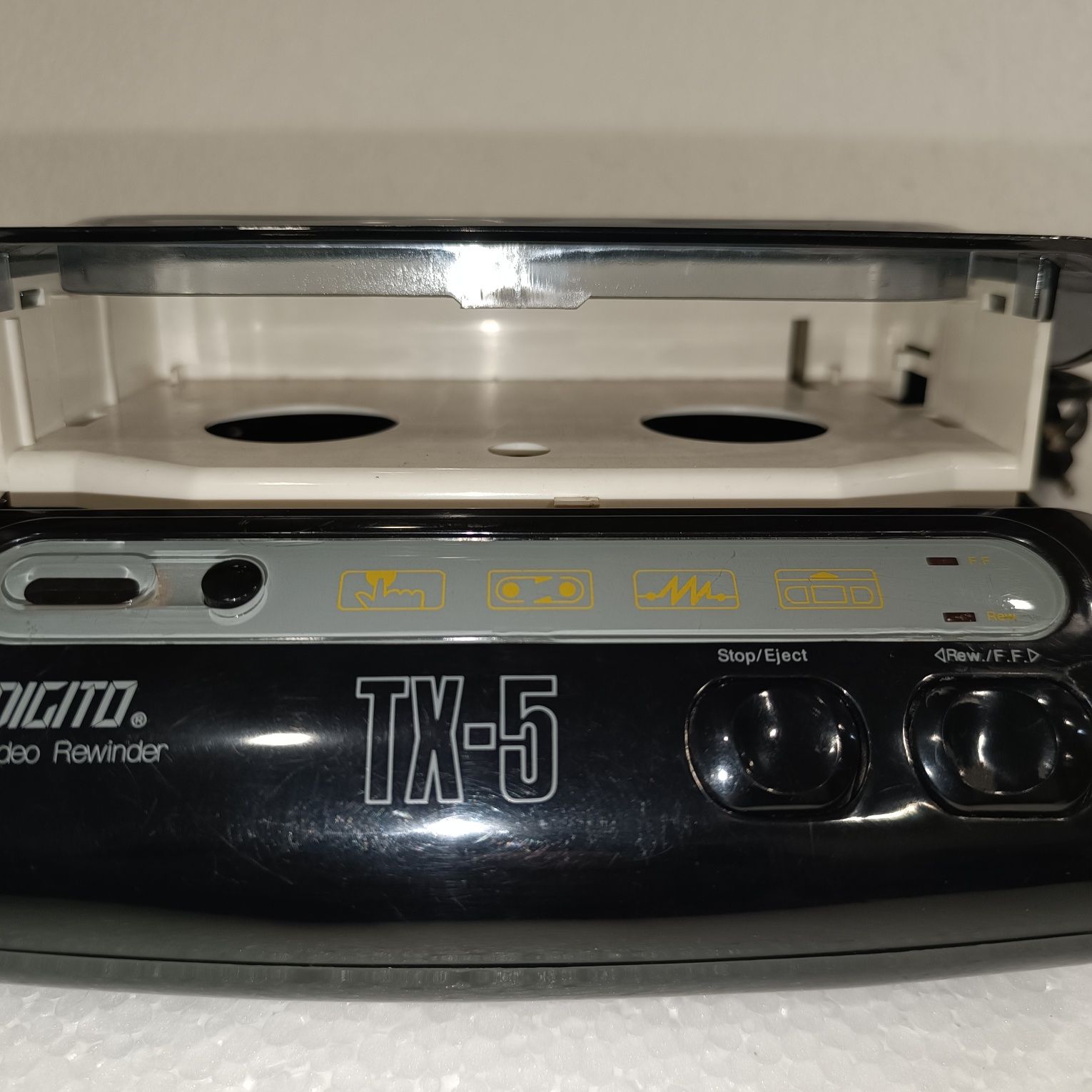 Rebobinador Cassetes VHS Digito TX-5 Bi-Direcional Bom estado