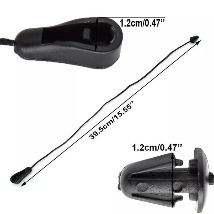 Conjunto Fios Suportes Chapeleira Ford Focus C-Max - 2 peças