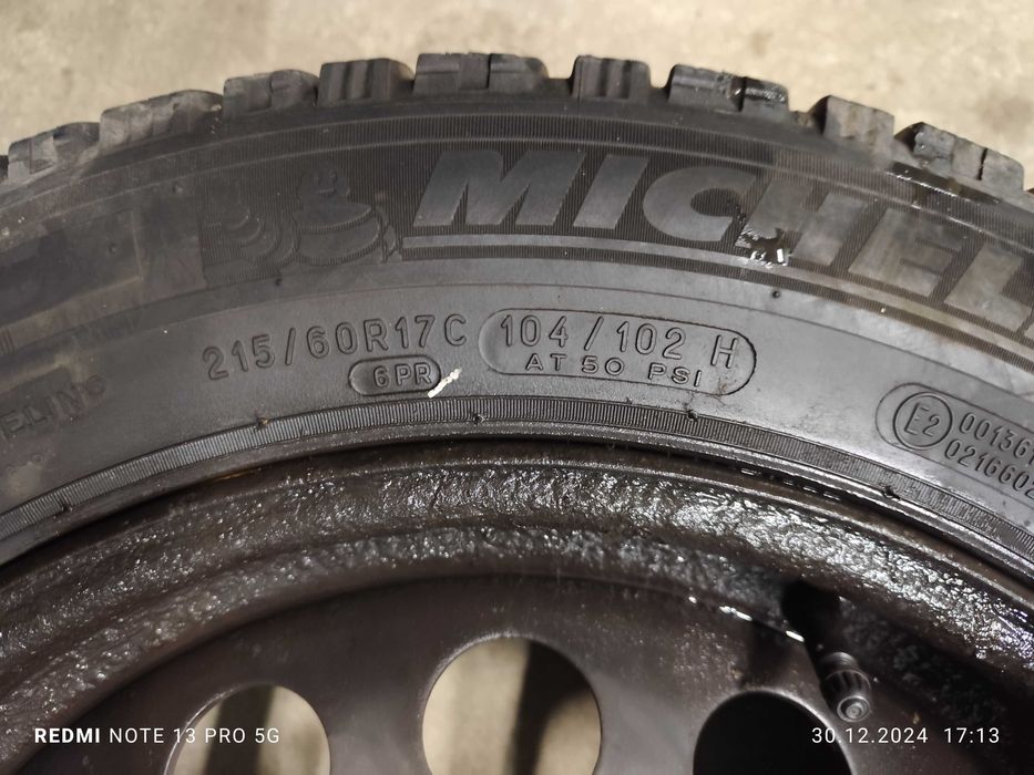 OPEL Vivaro SPACETOURER PEUGEOT EXPERT 5x108 Opony Zimowe 215/60 R17C