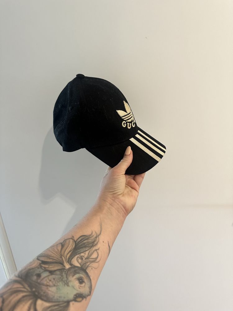 Adidas czapka z daszkiem gg czarna logo