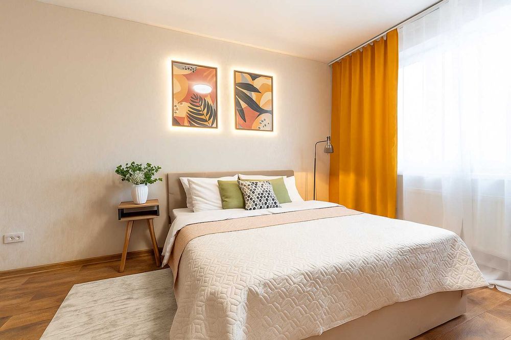 Отличная 1ком квартира - почасово, посуточно.Цирк,ТЦ Украина. Подобово